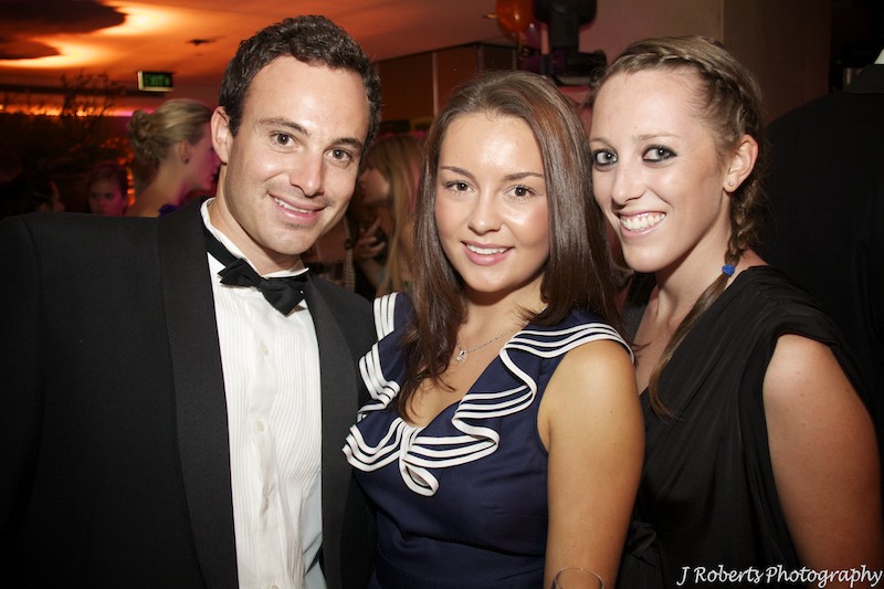 Guests at a black tie party - party photography sydney
